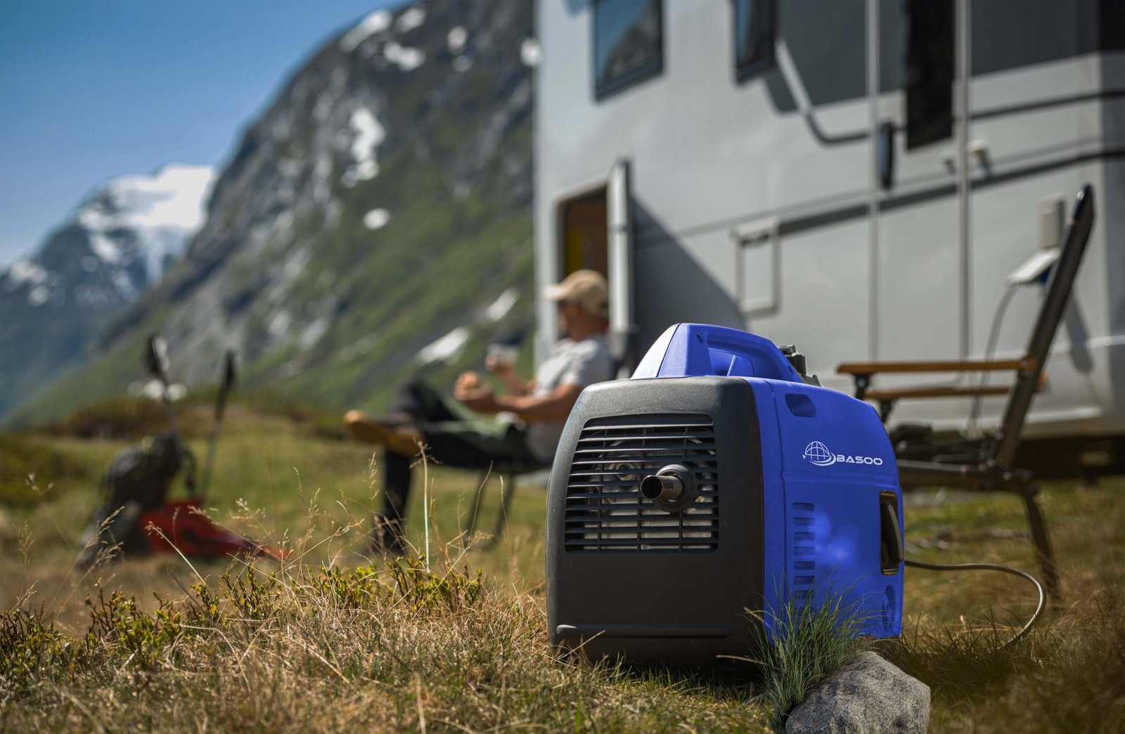 Using Portable Gasoline Inverted Generator While Dry Camping