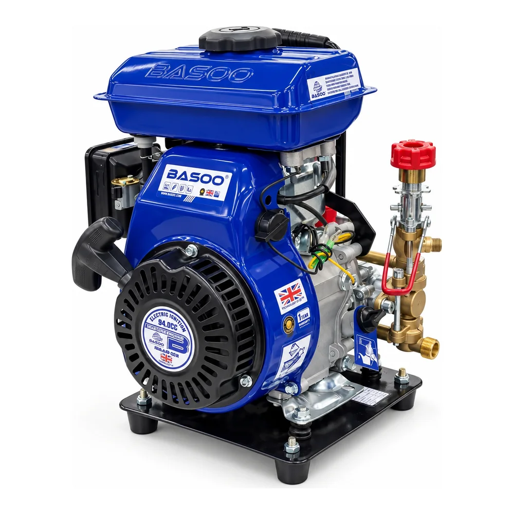 BASOO BS-10XS gasoline power sprayer with blue engine